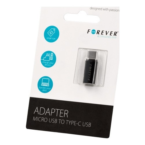 Forever USB-C male - micro USB female (T_0014093)