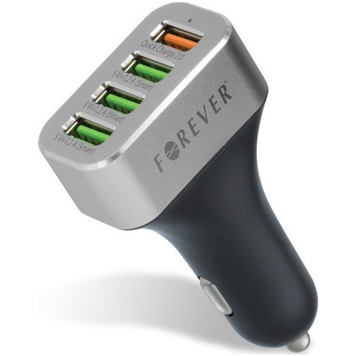 Forever 4x USB Fast Car Charger 30W