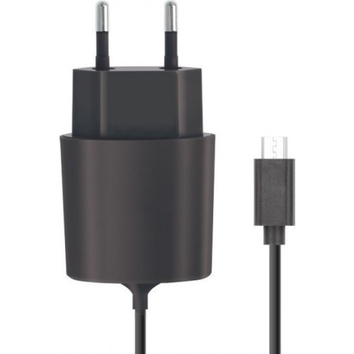 Forever micro USB Wall Charger Μαύρο (5900495447999)
