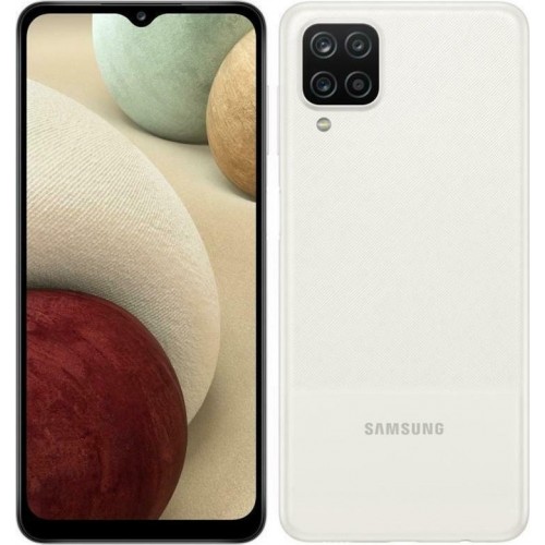 Samsung Galaxy A12 (128GB) White (Ελληνικό menu-Global Version) EU