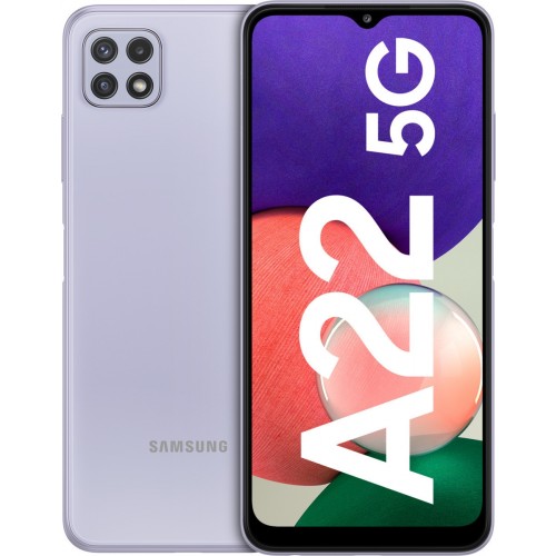 Samsung Galaxy A22 5G A226 128GB 4GB Dual Sim Violet EU (ΔΩΡΟ ΤΖΑΜΙ ΠΡΟΣΤΑΣΙΑΣ ΟΘΟΝΗΣ)
