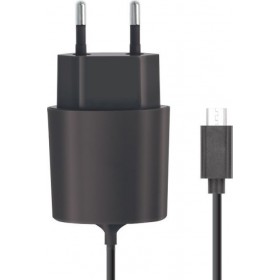 Forever micro USB Wall Charger Μαύρο (5900495447999)