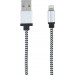  Forever Braided USB to Lightning Cable Ασπρο 1m 