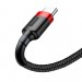  Baseus 3 Μέτρα 2A Max USB to USB-C / Type-C Καλώδιο Ταχειας Φόρτισης & Μεταφοράς Δεδομένων (CATKLF-U91) Black/Red 